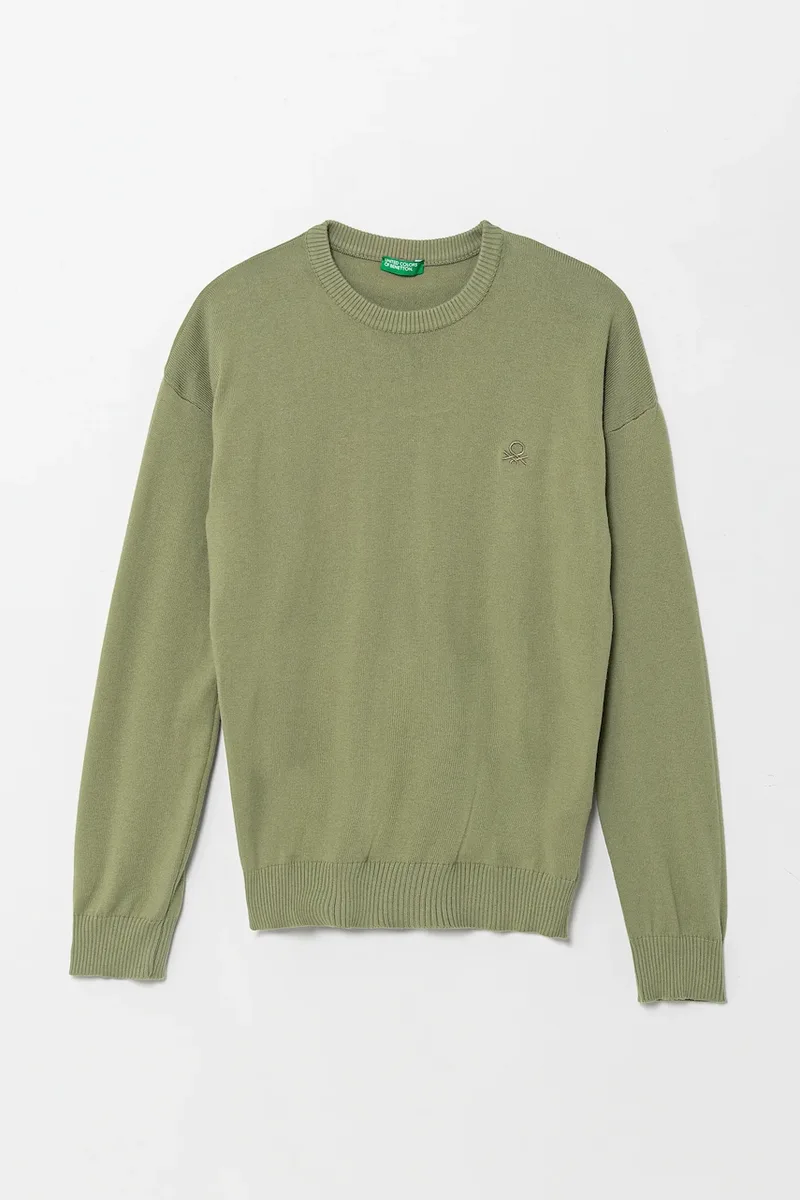 Παιδικό βαμβακερό πουλόβερ United Colors of Benetton