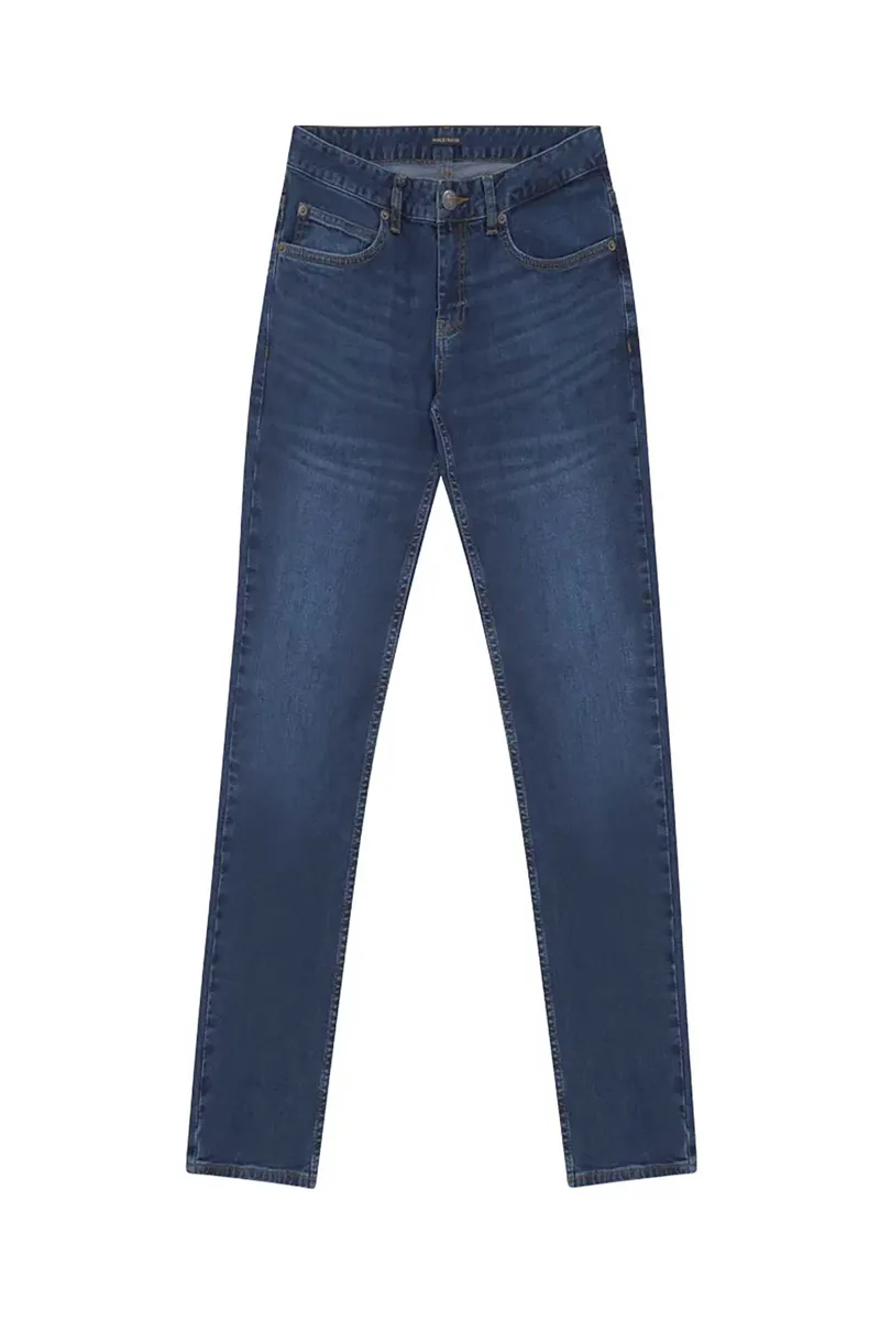 Prince Oliver ανδρικό τζιν παντελόνι πεντάτσεπο Slim Fit - 10582006 Denim Blue