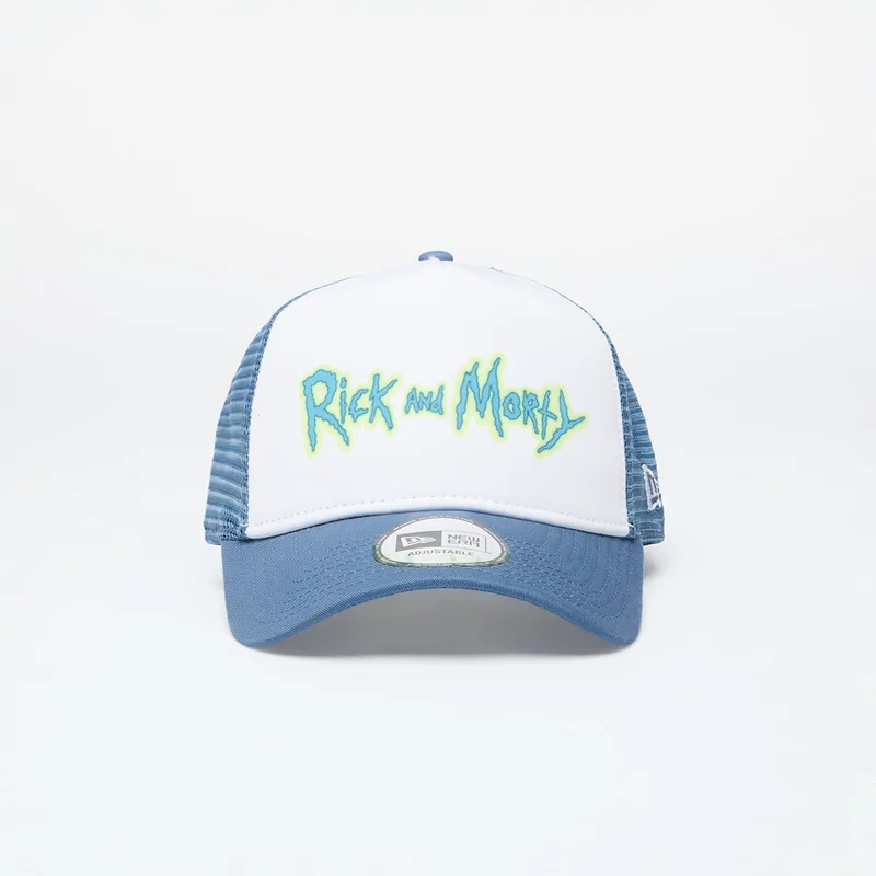 Cap New Era x Rick And Morty 9Forty Trucker Snapback Faded Blue/ White Universal