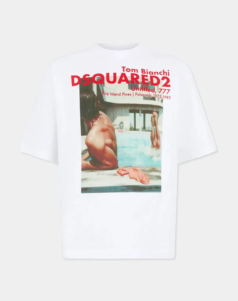 DSQUARED2 ΜΠΛΟΥΖΑ S74GD1551D20106-100 White