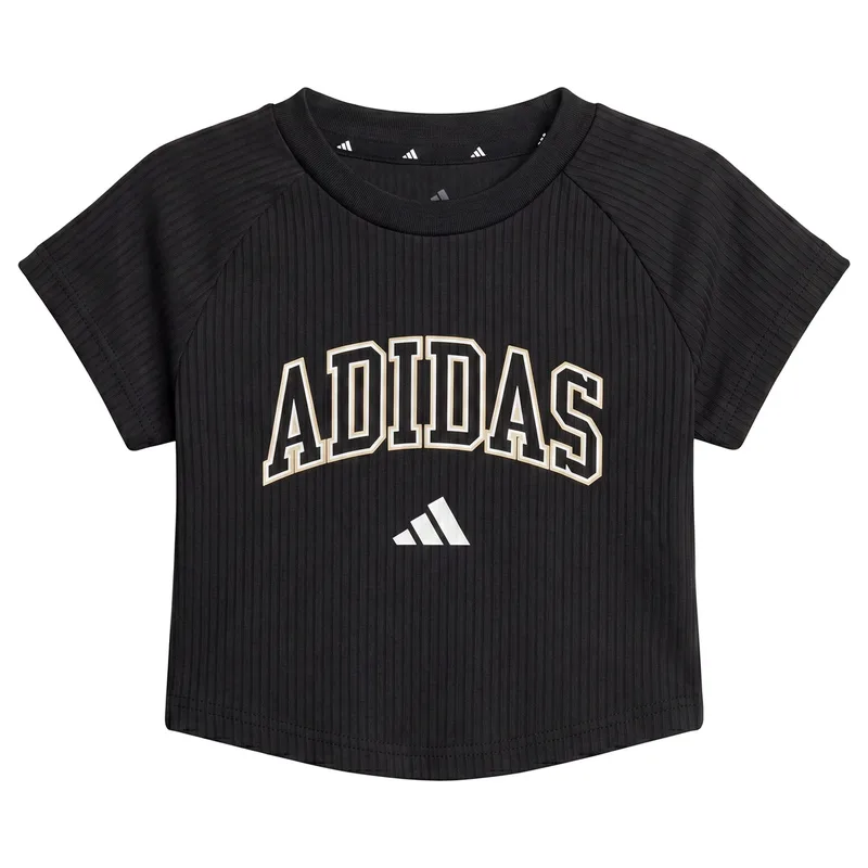 T-shirt με κοντά μανίκια adidas Sport Seasonals Collegiate Typography T-Shirt Junior Girls