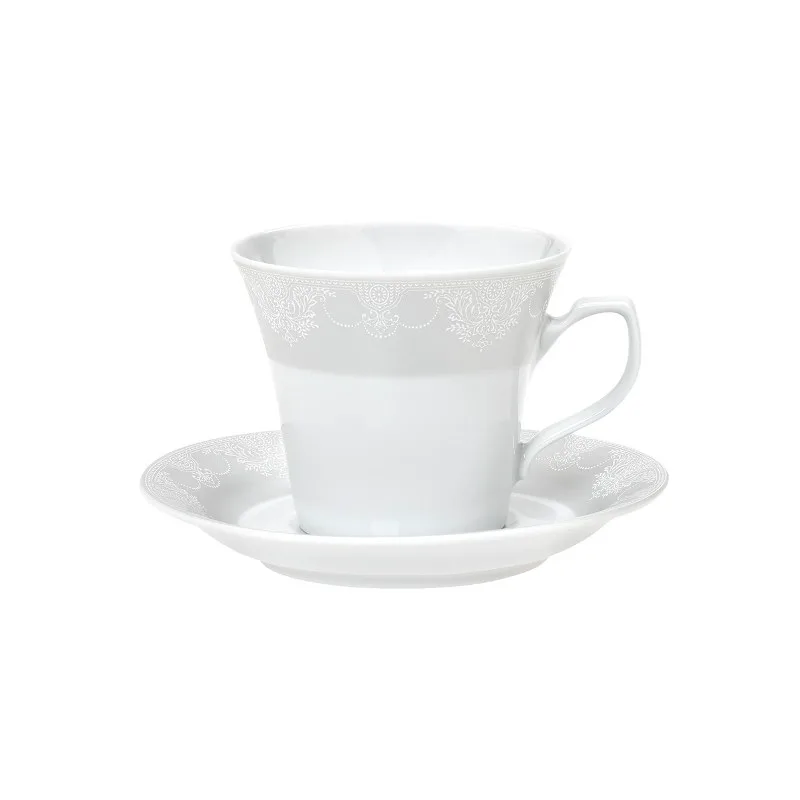 Φλυτζάνι Τσαγιού Πορσελάνης 220ml Deco Classico CRYSPO TRIO 24.480.16 (Σετ 6 Τεμάχια) (Υλικό: Πορσελάνη) - CRYSPO TRIO - 24.480.16