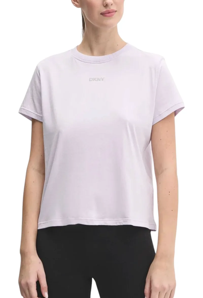 Μπλούζα Κοντομάνικη DKNY Sport Με Logo Και Δέσιμο Μπροστά DP4T9994-ORD Γυναικείο