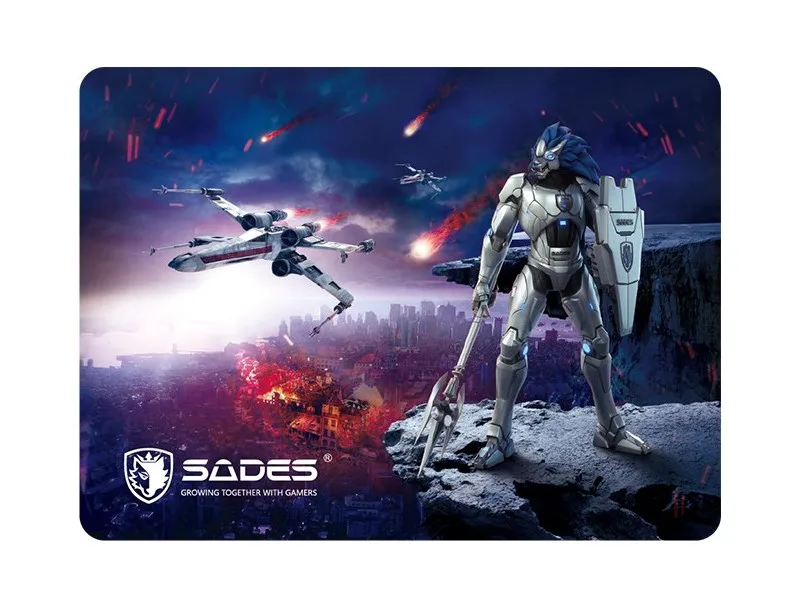 SADES Gaming Mouse Pad Lightning Low Friction Rubber base 350 x 260mm SA-LIGHTNING