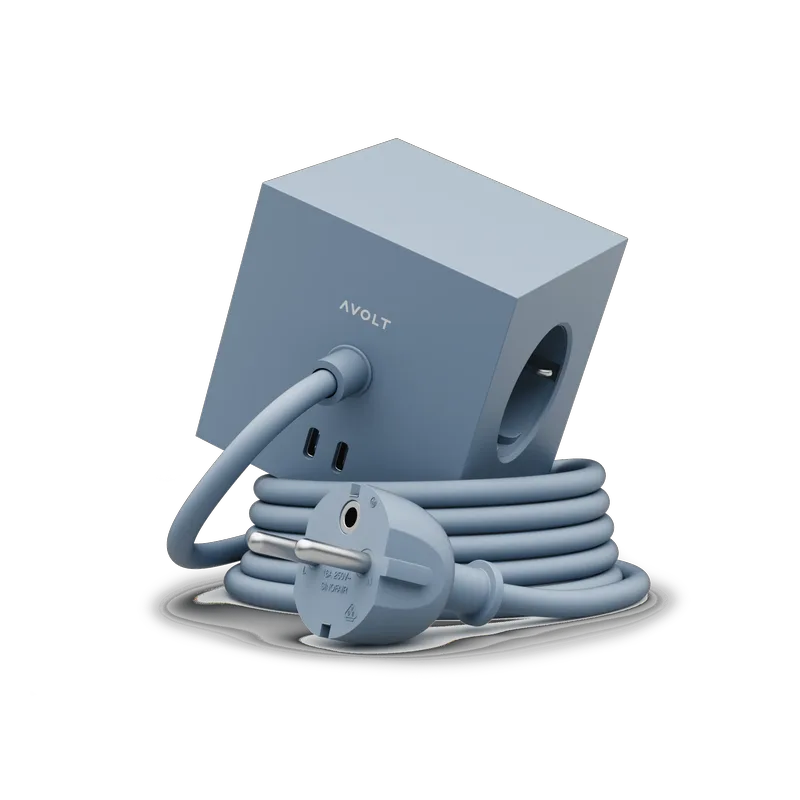 Square 1 Power Extender με Διπλή θύρα USB-C και Μαγνητική βάση - Μπλε