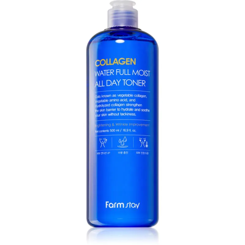 Farmstay Collagen Water Full Moist τονωτική λοσιόν προσώπου 500 ml