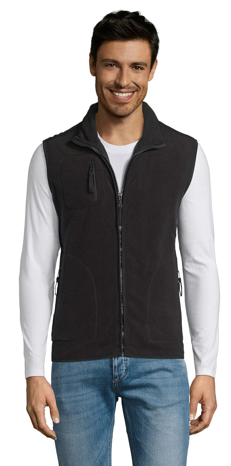 Unisex γιλέκο φλις Norway SOLS 51000 Black