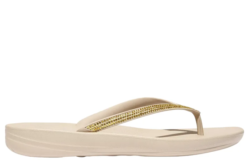 Slides Fitflop Sparkle Classic Iqushion R08-A20-STONE BEIGE Γυναικείο