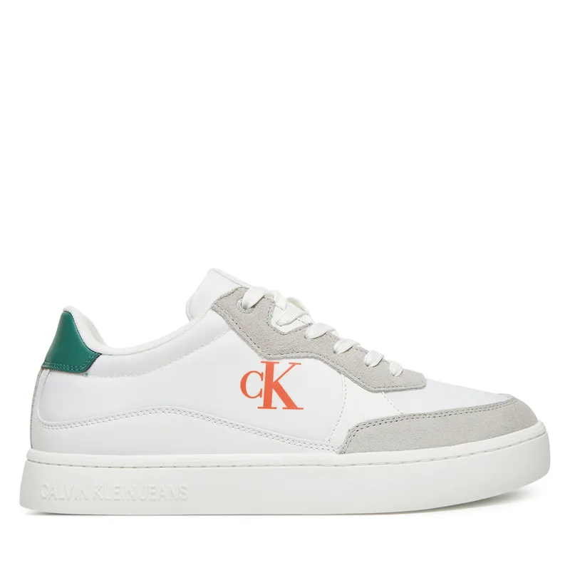 Αθλητικά Calvin Klein Jeans Classic Cupsole Mg Nylon Mix YM0YM01304 Λευκό