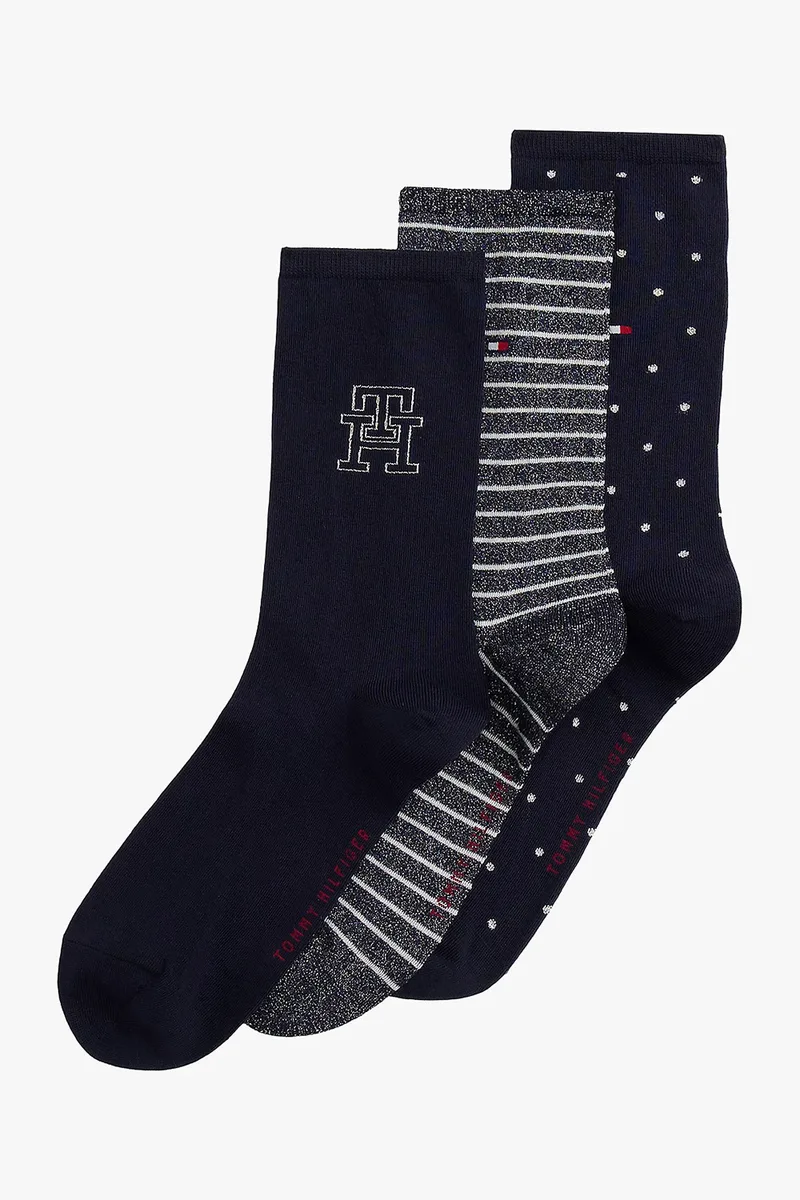 Tommy Hilfiger Γυναικείες κάλτσες σε ειδική συσκευασία TH Women Sock Gift Box (Συσκ. με 3 ζέυγη)-701236464-001