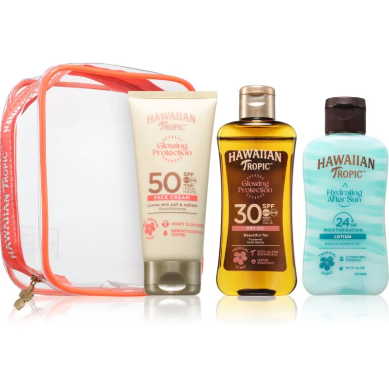 Hawaiian Tropic Mini Trio ταξιδιωτικό πακέτο για ηλιοθεραπεία