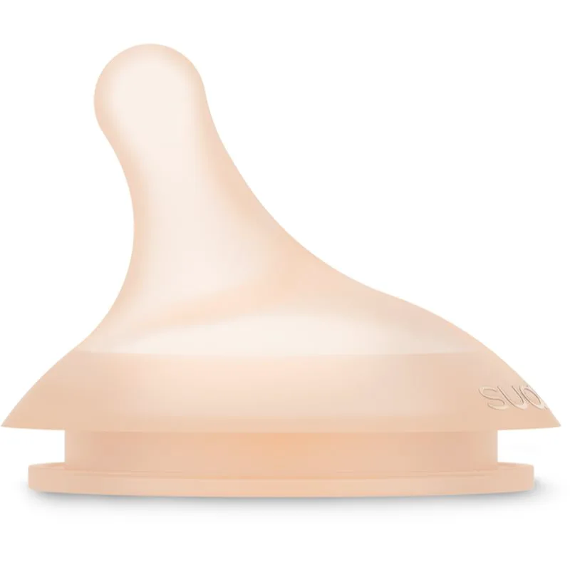 Suavinex Zero Zero Bottle Teat θηλή μπιμπερό S Slow Flow 0 m+ 2 τμχ