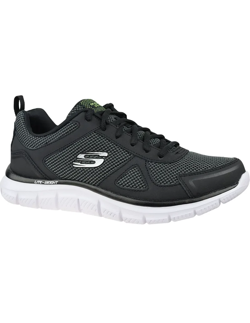 Skechers Track 52630-BKW Ανδρικά Αθλητικά Παπούτσια Running Μαύρα