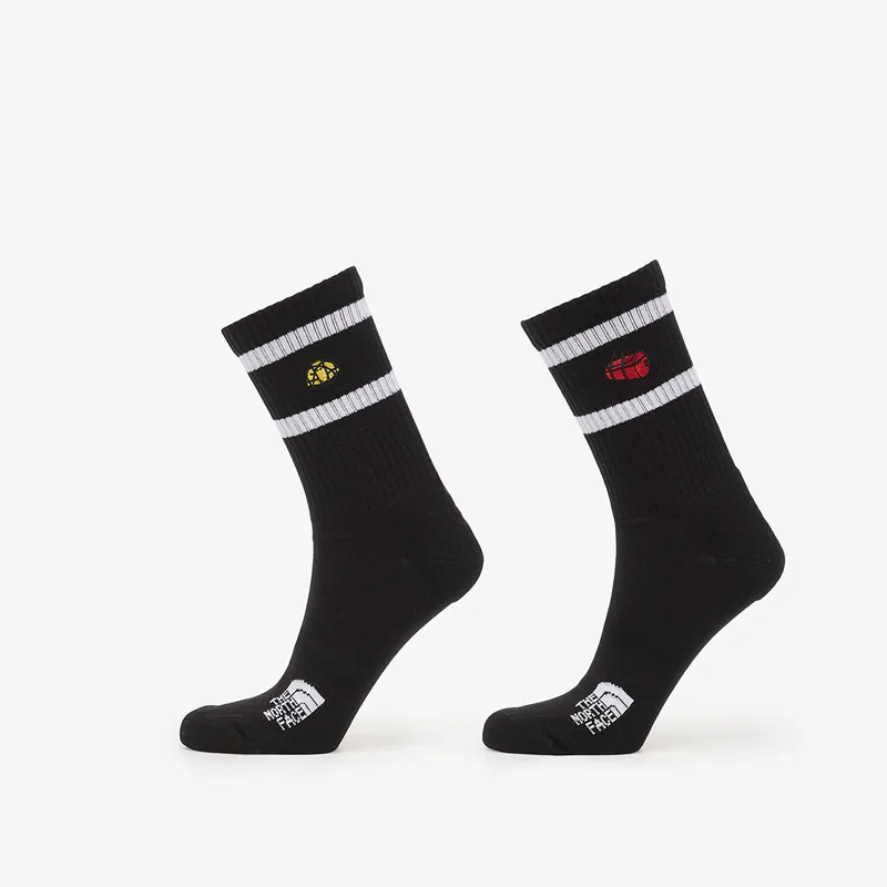 The North Face Everyday Crew TNF Icons Sock 2-Pack TNF Black M