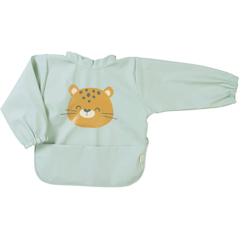 Saro Baby Waterproof Bib with Sleeves σαλιάρα Mint 1 τμχ
