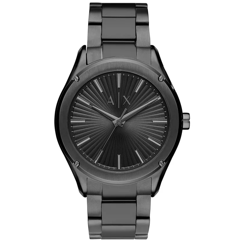 ARMANI EXCHANGE Fitz Black Stainless Steel Bracelet AX2802