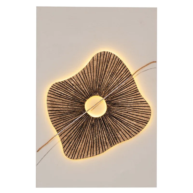 Πίνακας Καμβάς Ελαιογραφία Με Φως Led Abstract 60x90εκ. iliadis 92726 (Ύφασμα: Καμβάς) - Iliadis - il_92726