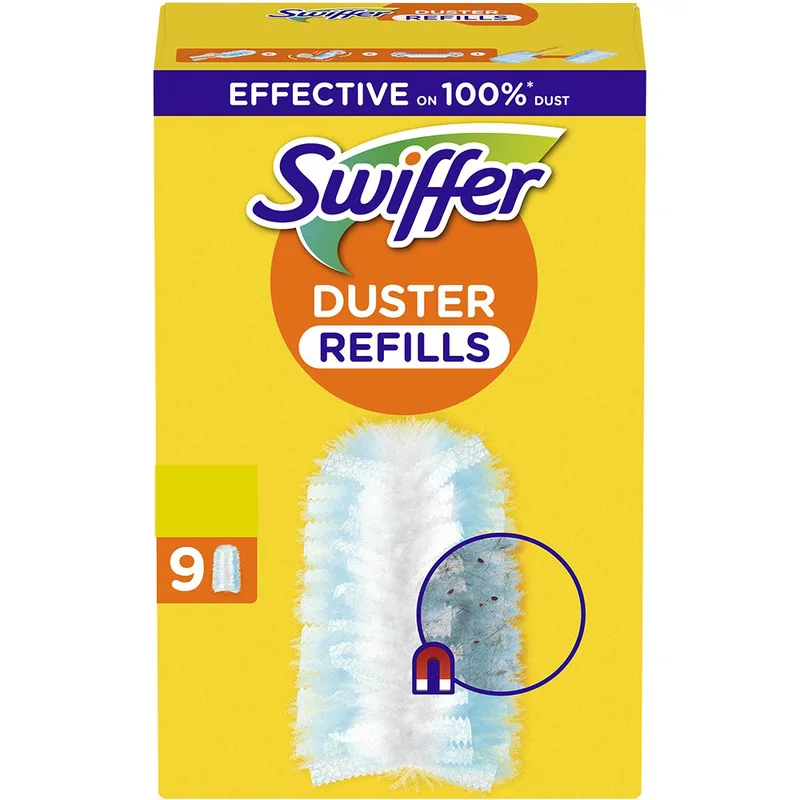 Swiffer Multi Surface Dusters Refill Ανταλλακτικά Πανάκια Ξεσκονίσματος για Όλες τις Επιφάνειες 9 Τεμάχια
