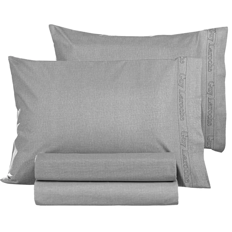 Μαξιλαροθήκες Ζεύγος 50X70 Guy Laroche Color Plus Silver (50x70)
