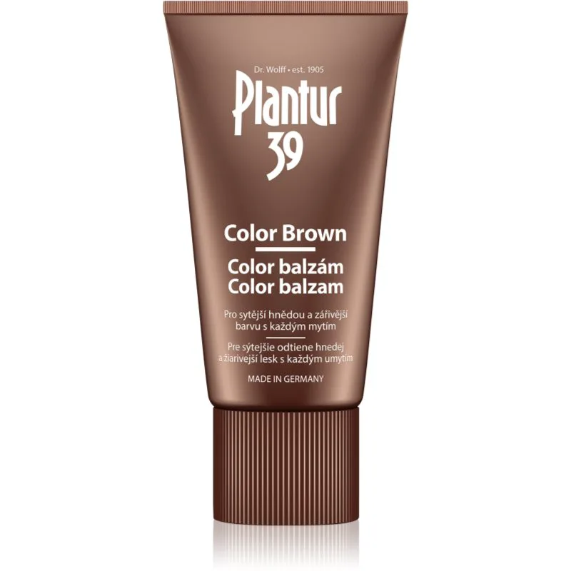 Plantur 39 Color Brown βάλσαμο καφεϊνης για καφέ αποχρώσεις μαλλιών 150 ml
