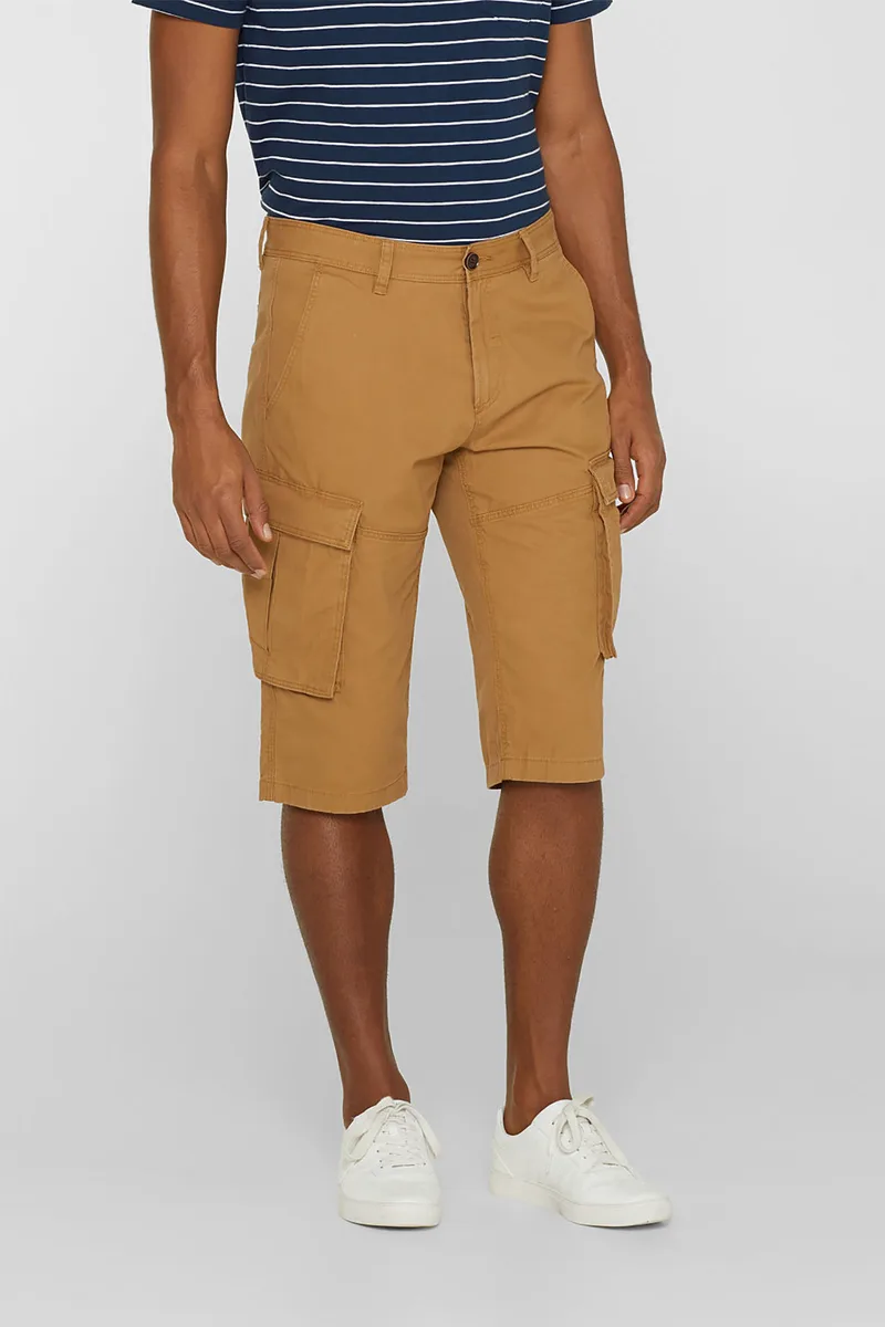 Esprit ανδρική cargo βερμούδα loose fit - 049EE2C002 Καμηλό
