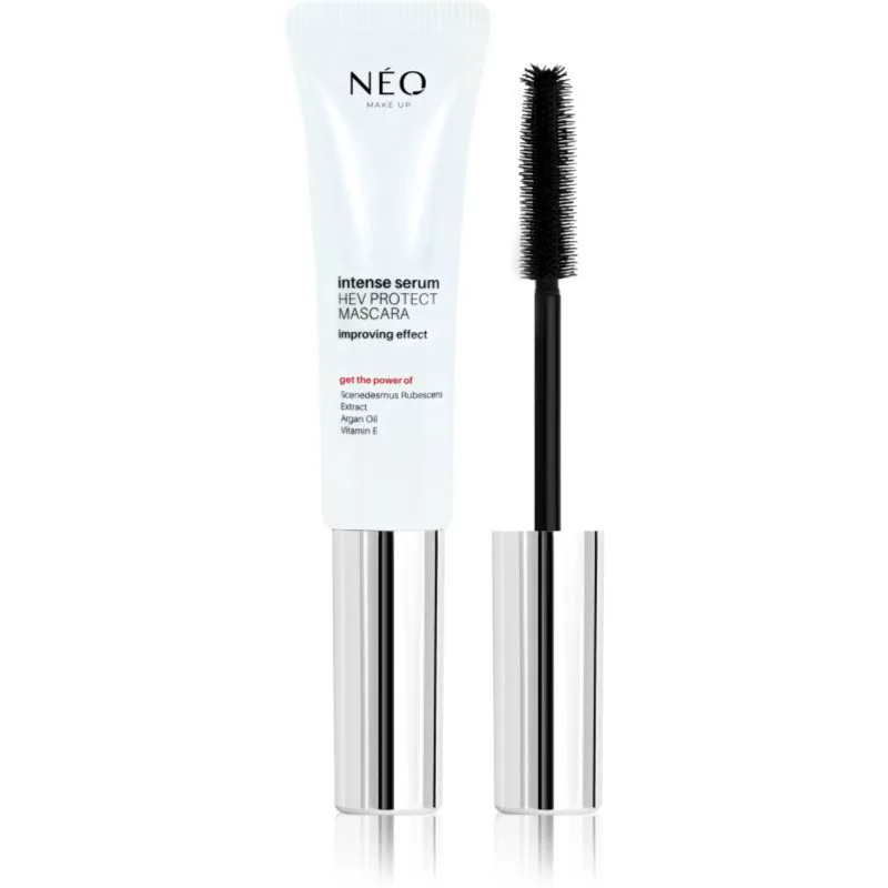 NEO MAKE UP Intense Serum HEV Protect Mascara μάσκαρα για όγκο και πύκνωση των βλεφαρίδων απόχρωση Black 9 ml