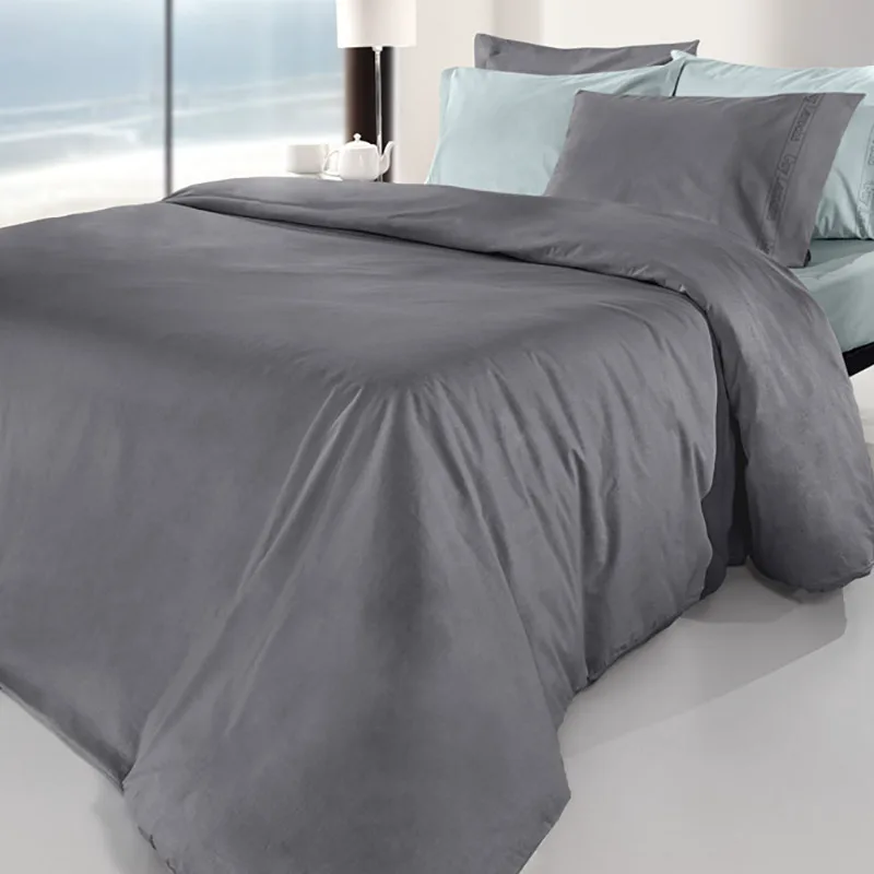 Σεντόνι Μεμονωμένο Μονό 170X270 Guy Laroche Color Plus Anthracite Χωρίς Λάστιχο (170x270)