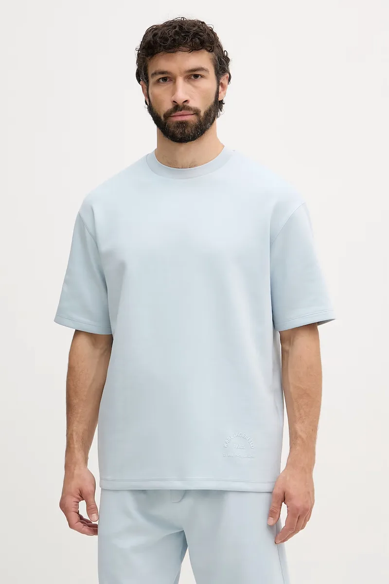 Karl Lagerfeld t-shirt ανδρικό με βισκόζη