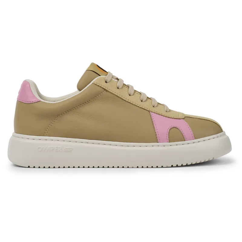 CAMPER Runner K21 - Sneakers Για Γυναικεία - Μπεζ, Μέγεθος 39, Smooth leather