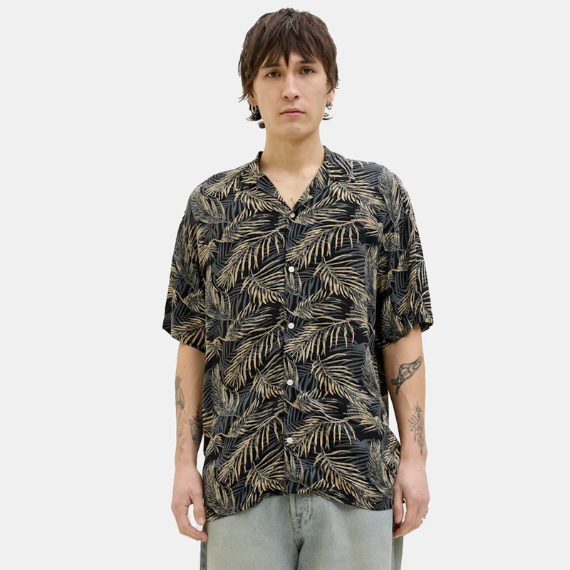 Jack & Jones Jjejeff Tropical Ανδρικό Κοντομάνικο Πουκάμισο (9000219356_1469)