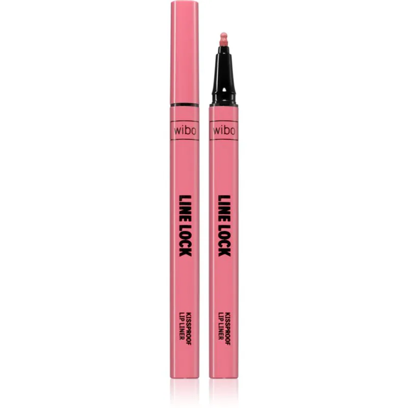 Wibo Line Lock Kissproof Lip Liner μαρκαδόρος για τα χείλη για μακρόχρονη επίδραση απόχρωση 04 Stolen Kiss 1 τμχ