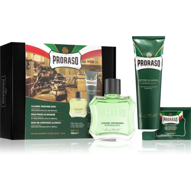 Proraso Refreshing σετ ξυρίσματος για άντρες