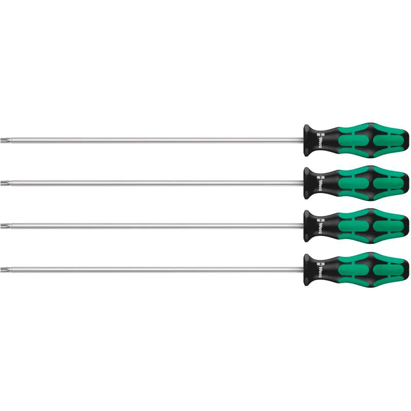 Wera 367/4TORX HF KraftformPlus Screwdriver Set with Holder, 300mm