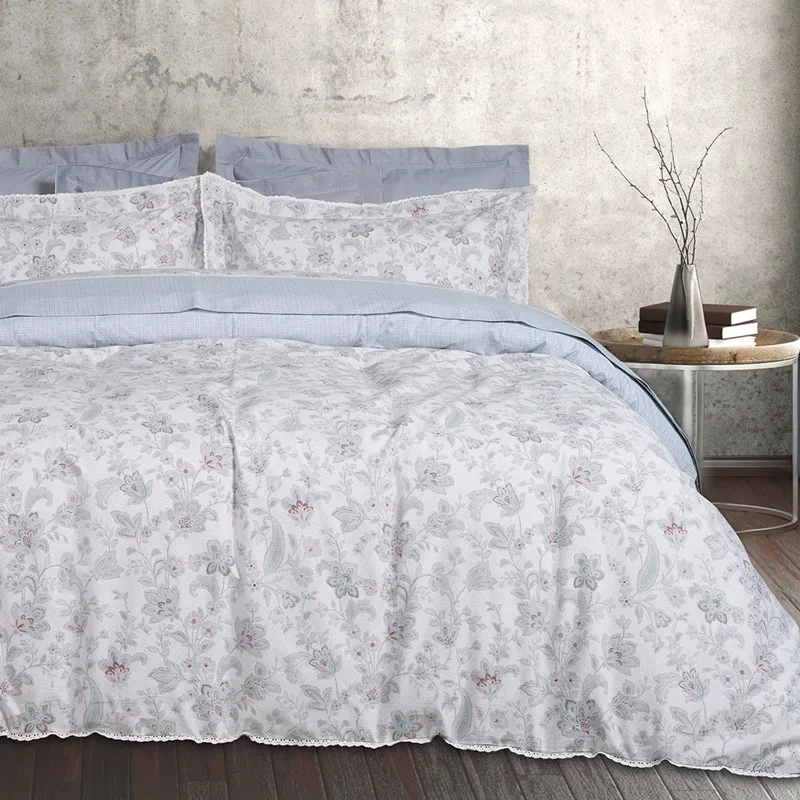 Παπλωματοθήκη Υπέρδιπλη Σετ 220x240 Das Home Prestige 1684 Grey 220x240