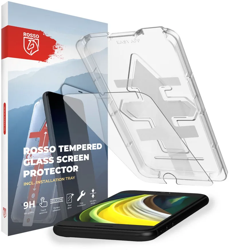 Κόκκινο Tempered Glass - Αντιχαρακτικό Προστατευτικό Γυαλί Οθόνης Apple iPhone SE 2022 / 2020 (8719246321498)