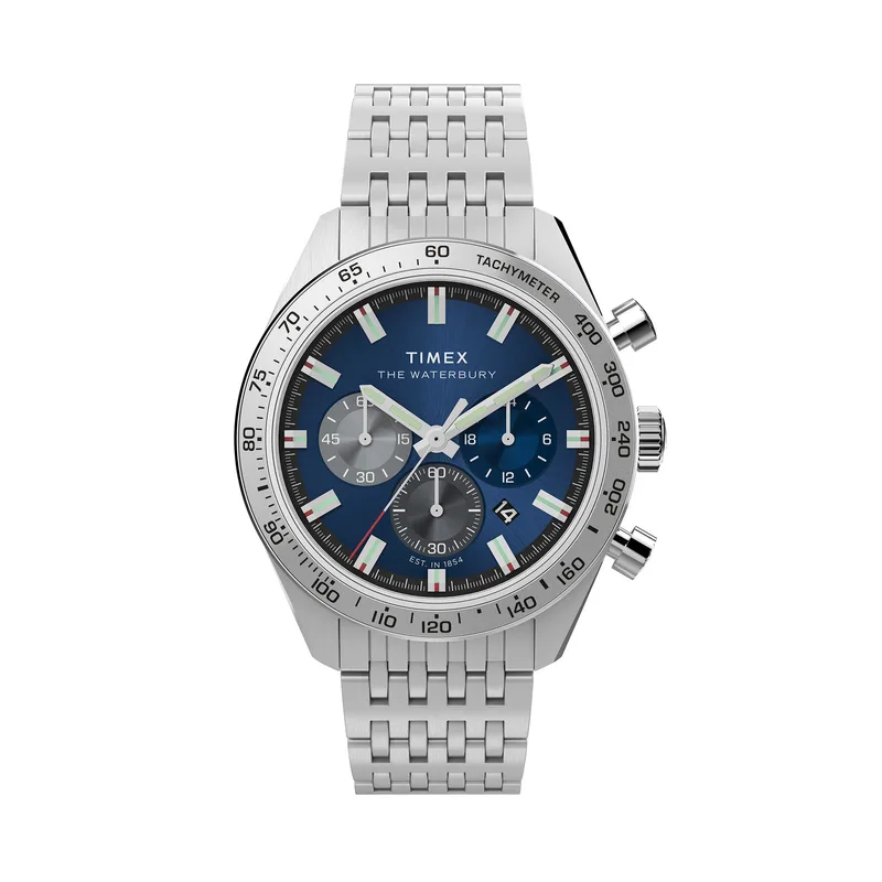 Ρολόι Timex Waterbury TW2Y18500 Ασημί
