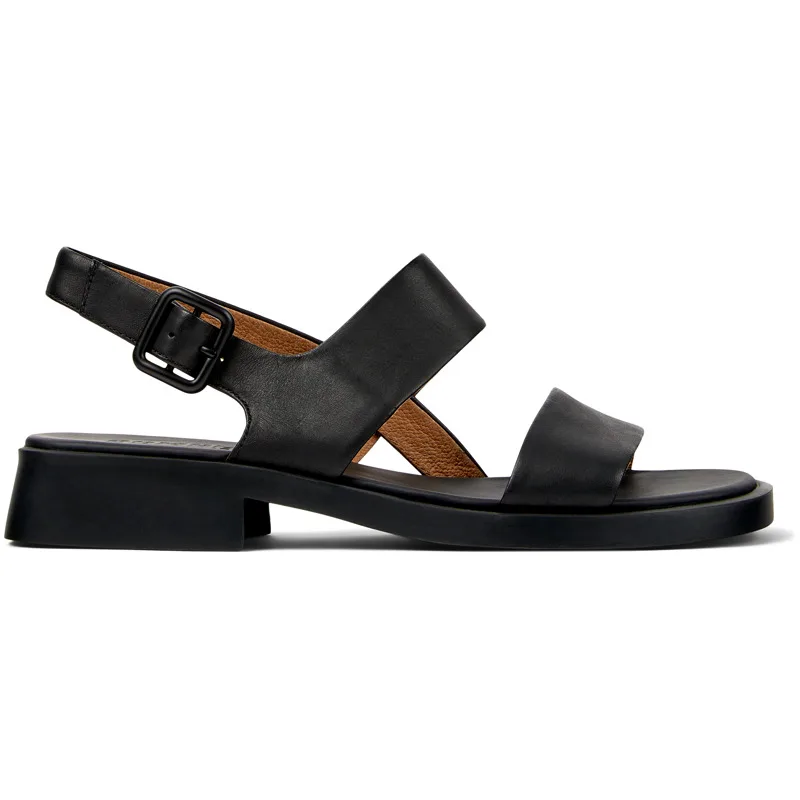 CAMPER Dana - Πέδιλα Για Γυναικεία - Μαύρο, Μέγεθος , Smooth leather