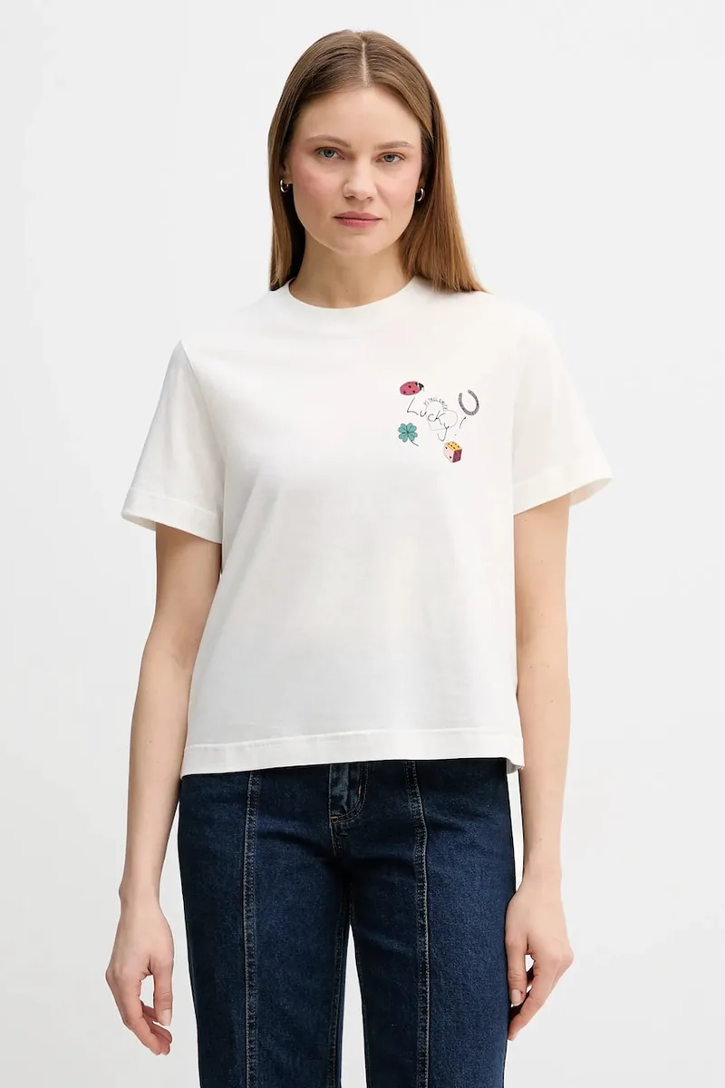 Βαμβακερό μπλουζάκι PS Paul Smith