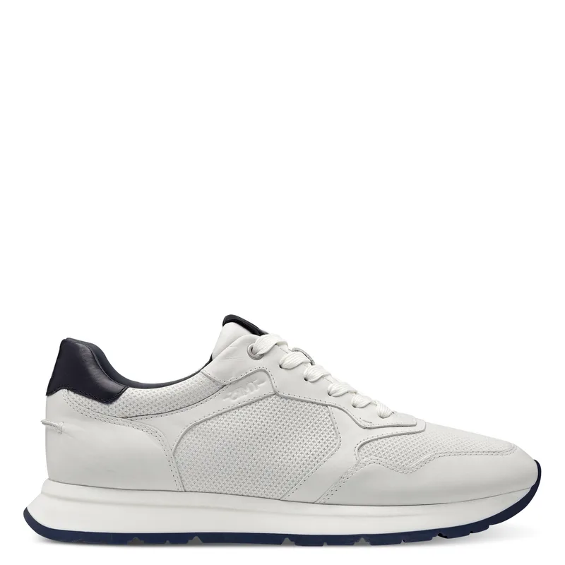 Ανδρικά Ανατομικά Δερμάτινα Sneakers Tamaris 1-13602-42 100 Λευκό