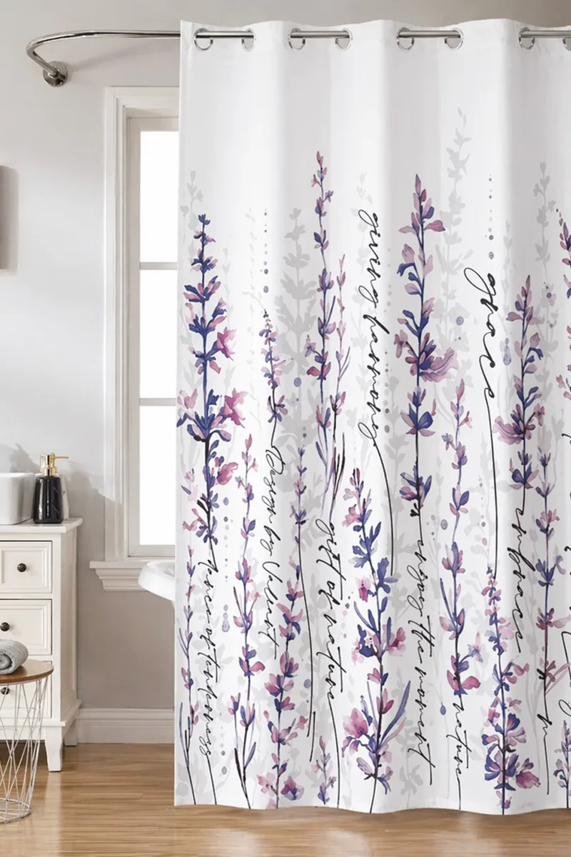 Κουρτινα Μπανιου Lilly Nima 200x0x180cm Μονόχρωμο