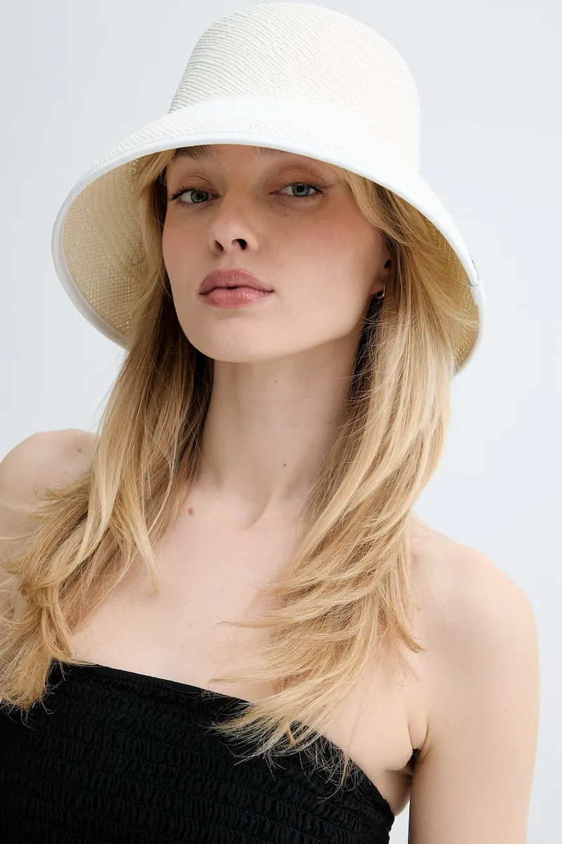 LE SH KA headwear καπέλο γυναικείο White Bucket