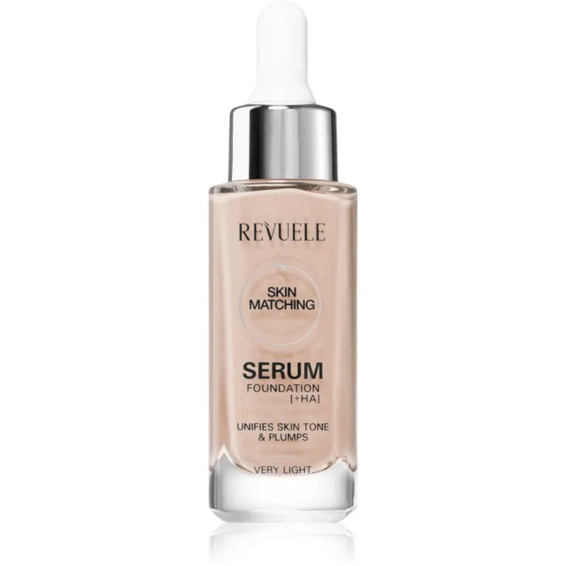 Revuele Serum Foundation [+HA] ενυδατικό μεικ απ για ενοποίηση τόνου της απόχρωσης δέρματος απόχρωση Very Light 30 ml