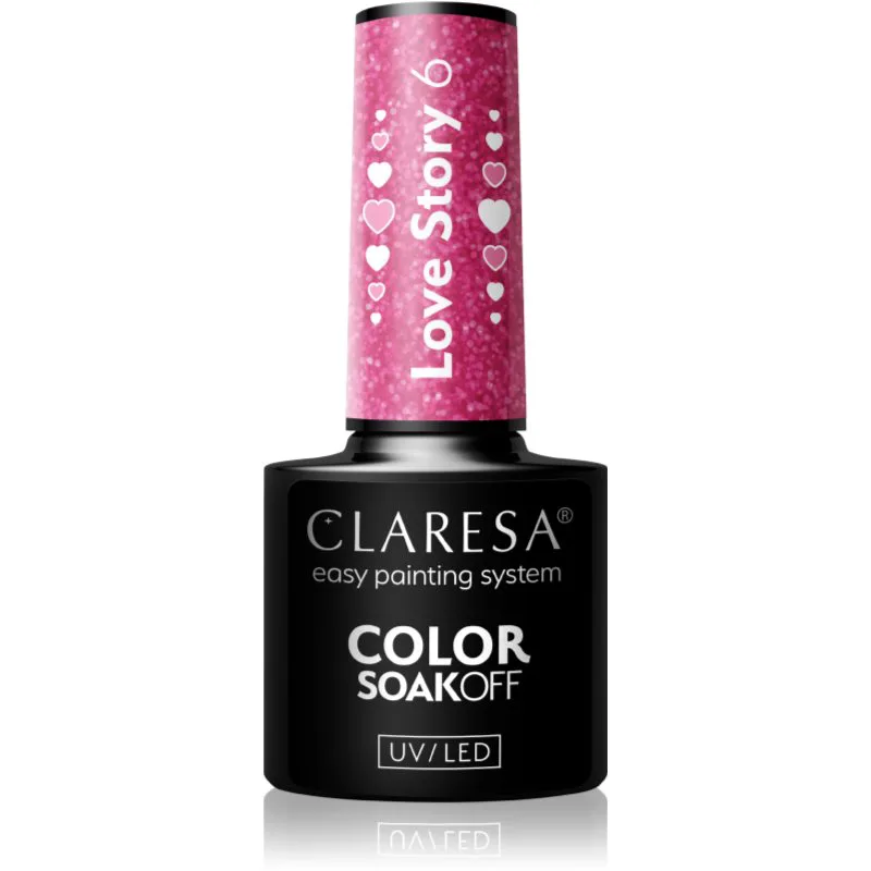 Claresa SoakOff UV/LED Color Love Story τζελ βερνίκι νυχιών απόχρωση 6 5 γρ