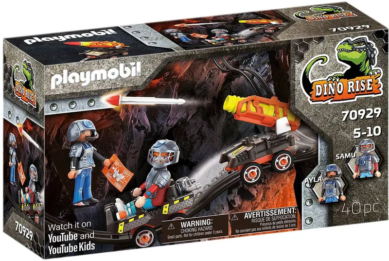 PLAYMOBIL 70929 ΜΑΧΗΤΕΣ ΜΕ ΟΧΗΜΑ ΜΕΤΑΦΟΡΑΣ ΠΥΡΑΥΛΩΝ