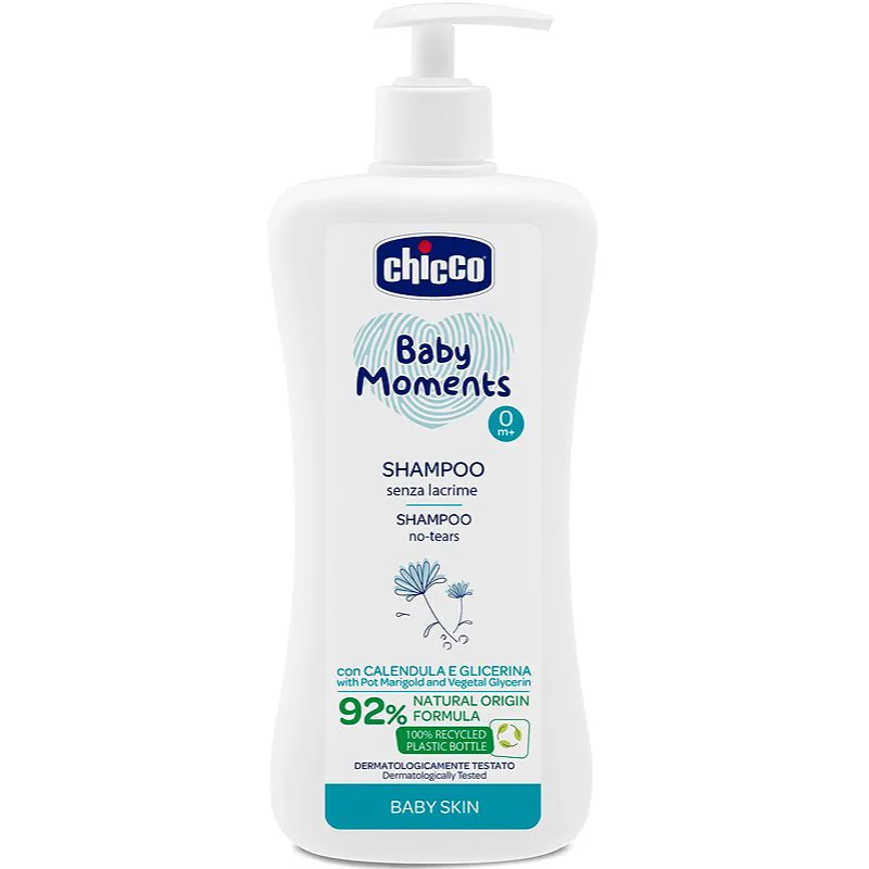 Chicco Baby Moments παιδικό σαμπουάν για τα μαλλιά 500 ml