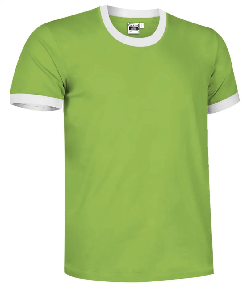 T-Shirt COMBI Valento CAVACOMVB Apple Green-White