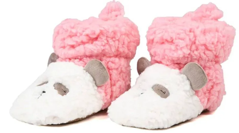 ΒΡΕΦΙΚΕΣ ΠΑΙΔΙΚΕΣ ΠΑΝΤΟΦΛΕΣ COZY SOLE ΖΩΑΚΙΑ-PANDA ΑΣΠΡΟ/ΡΟΖ(EU:27-28)
