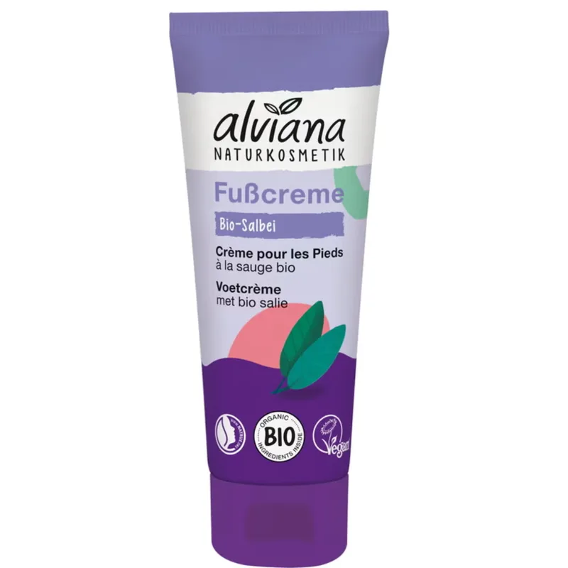 Alviana naturkosmetik Organic Sage Foot Cream 75 ml