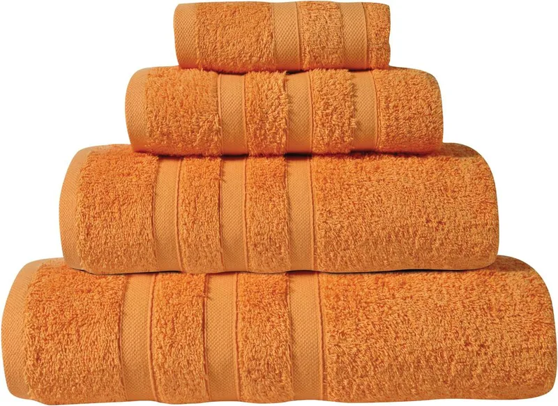ΠΕΤΣΕΤΑ ΠΡΟΣΩΠΟΥ DAS HOME PRESTIGE 1165 DUSTY ΠΟΡΤΟΚΑΛΙ (50X90CM)
