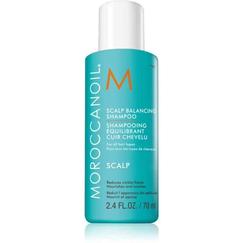 Moroccanoil Scalp Balancing Shampoo καταπραϋντικό σαμπουάν Για λιπαρά μαλλιά κατά της πιτυρίδας 70 ml